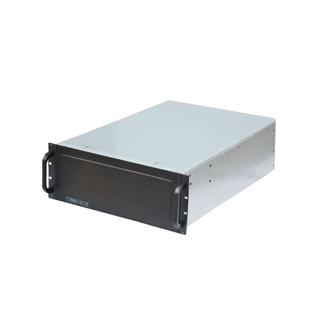 15-Bay 4U Rackmount Server Chassis SGCC Steel Case with Fan ATX Form Factor in Stock