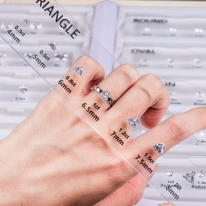 แบบจำลองขนาดพลอยสำหรับหินหลักของแหวน - Product Image 3