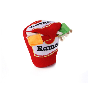 Ramen Noodle Cup Nose Work Interactive Dog <b>Plush</b> Toy <b>Plush</b> Puppy Sniffle|Snuffle|Chew|Puzzle Toy - Product Image 3
