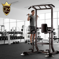Equipo de Entrenamiento Multifuncional CHENGMO SPORTS, Barra Horizontal Interior para Ejercicios, Estación de Dominadas y Flexiones, Torre de Fuerza