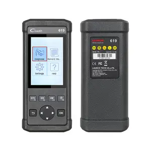 השקת Creader 619 CR619 קוד קורא מלא OBD2/EOBD פונקציות תמיכת נתונים להקליט ולהפעיל שוב אבחון סורק