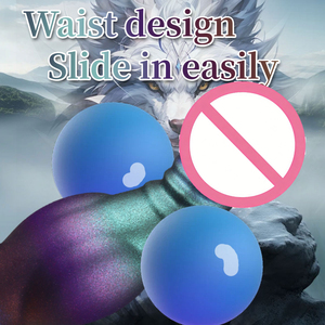 Wholesale Realistic Special Dog Knot Dildo Monster Fantasy Giant Anal <strong>Plug</strong> Couple Adult Sex Toys - Product Image 4