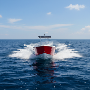 Embarcación de Pesca de Fibra de Vidrio de 27 pies, Bote de Pesca con Consola Central, Yate de Recreo con T-Top - Product Image 3