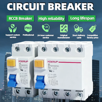 Interruptor Magnético RCCB ELCB 16A 20A 25A 32A 40A 50A 63A AC 400V/415V 0.03A 30mA 4 Polos 3P+N Interruptores de Corriente Residual
