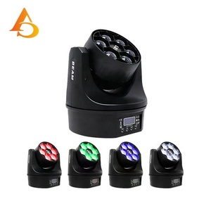 Iluminación de Escenario Personalizada, Cabeza Móvil Tipo Ojo de Abeja, Disco Dj Rgbw, 6 Piezas, Luz Móvil de 10w - Product Image 4