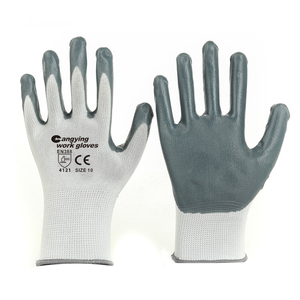 Constructeurs CHUANGYING caoutchouc enduit 13g polyester poignée cargo léger bonne adhérence gants de travail logo personnalisé - Product Image 1