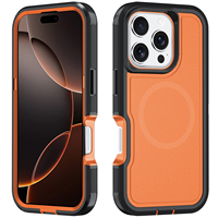 Étui rigide Defender, robuste et résistant, en TPU+PC, design professionnel pour iPhone 16 Pro XT sans aimant d'alignement