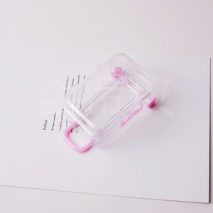Boîte à mini-<span class=keywords><strong>valise</strong></span> avec logo personnalisé Boîte à cils mini-<span class=keywords><strong>valise</strong></span> Boîte de bureau simple et mobile - Product Image 1