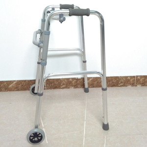 Andador de Aleación de Aluminio L+C con Ruedas de 5 Pulgadas Ajustables para Rehabilitación y Asistencia para Caminar - Product Image 2