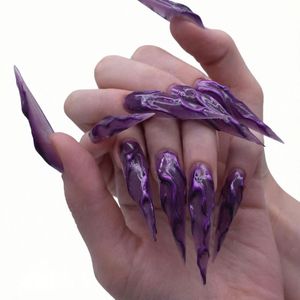 Boîte de 288 faux ongles en double forme pour extension de gel, kit de construction rapide, moule pour ongles français, coussinets en silicone souple, outils de manucure - Product Image 1