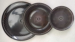 Black And White Scale Pattern Bone China Plates With Center Logo Fine Ceramic <b>Dinnerware</b> For Home Use - Product Image 6