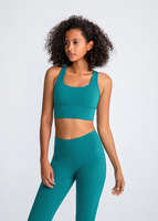Antichoc femmes Sport soutien-gorge haut couleur unie respirant Gym Leggings Fitness entraînement Yoga ensemble pour les femmes