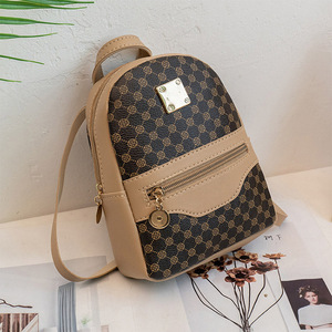Factory Direct Wholesale Women's <b>Leather</b> Printed Bag Woman Mobile Phone Bag Designer Bags <b>Backpack</b> - Product Image 5