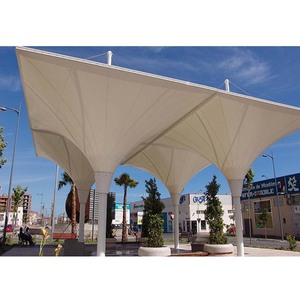 Structure de membrane PVDF extensible de grande taille pour l'extérieur, auvent, film extensible pare-soleil, tentes pour événements en plein air - Product Image 4