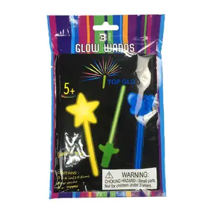 Glow in the dark party supplies neon light glowsticks Halloween party favors led star glow stick