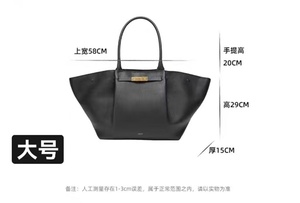 Luxury Leather Hand Bag Large Capacity Top Handle Handbag With Gold <b>Lock</b> Elegant Work Bag For Women - Product Image 6