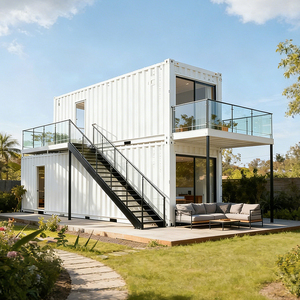 Casa Contenedor Prefabricada de Lujo Personalizada - Casa de Acero Ecológica Desmontable y Expandible para Oficina en Casa - Product Image 5