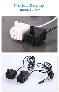 Mini pompe à eau USB <span class=keywords><strong>5V</strong></span> sans balais, distributeur d'eau pour animaux de compagnie, boîte en plastique transparente, écologique - Product Image 2