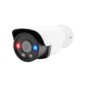 Câmera IP NDAA H.265 8MP 4K com Detecção Facial, Intrusão Perimetral, Deterrência Vermelha e Azul, Câmera AI POE com Comunicação Bidirecional e Slot para Cartão SD - Product Image 1