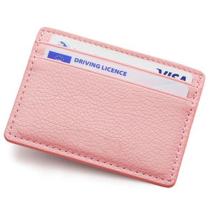 Ví Đựng Thẻ Tín Dụng Tối Giản Ví Đựng Thẻ ID Nữ Chặn RFID Ví Đựng Thẻ Thiết Kế Mỏng Cho Doanh Nhân - Product Image 1