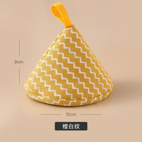 Couvre-casserole résistant à la chaleur pour la cuisine et gants triangulaires en lin résistants à la chaleur de style japonais, fabriqués en Chine