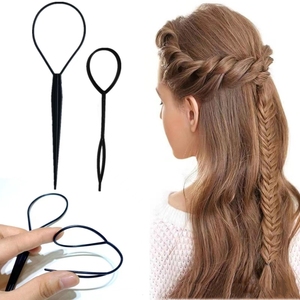 อุปกรณ์จัดแต่งทรงผมแบบห่วงพลาสติกอุปกรณ์ DIY สำหรับแต่งทรงผมหางม้าหางม้า - Product Image 6