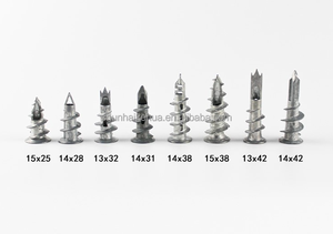 Ancres auto-perceuses pour cloisons sèches en alliage de zinc 5/<span class=keywords><strong>16</strong></span> avec vis, ancre pour montants de cloisons sèches - Product Image 4