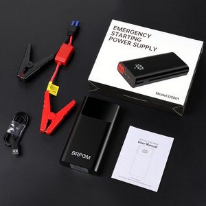 Démarreur de voiture multifonction 16000mAh 2800A à courant de crête, batterie externe avec lumière LED et lampe torche pour voitures et motos - Product Image 5