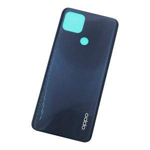 Cover Posteriore Nera di Ricambio per Oppo A15, Scocca per Telefono Cellulare in Materiale ABS - Product Image 1