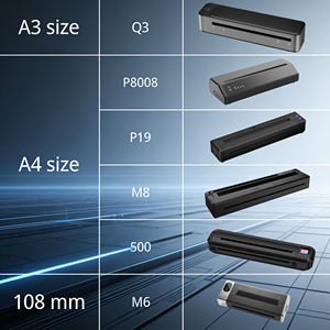 ชุดเครื่องพิมพ์ลายสักไร้สาย MHT-P8008 A4 บลูทูธ USB 203DPI แบบไม่ใช้หมึก รองรับแอพพลิเคชั่น พกพาสะดวก สำหรับช่างสักและสตูดิโอ - Product Image 6