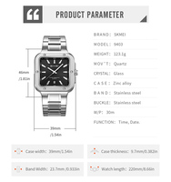 Reloj de Pulsera de Cuarzo Clásico para Hombre, Resistente al Agua y a los Golpes, Estilo Casual de Negocios, Regalo Exquisito para Hombres, Padres y Novios
