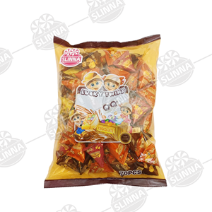 Bonbons Lucky Twins <span class=keywords><strong>QQ</strong></span> Triangle Pack, centre croustillant, chocolat enrobé de 4 couleurs, fruits et biscuits, certifiés Halal, <span class=keywords><strong>en</strong></span>-cas sucré - Product Image 5