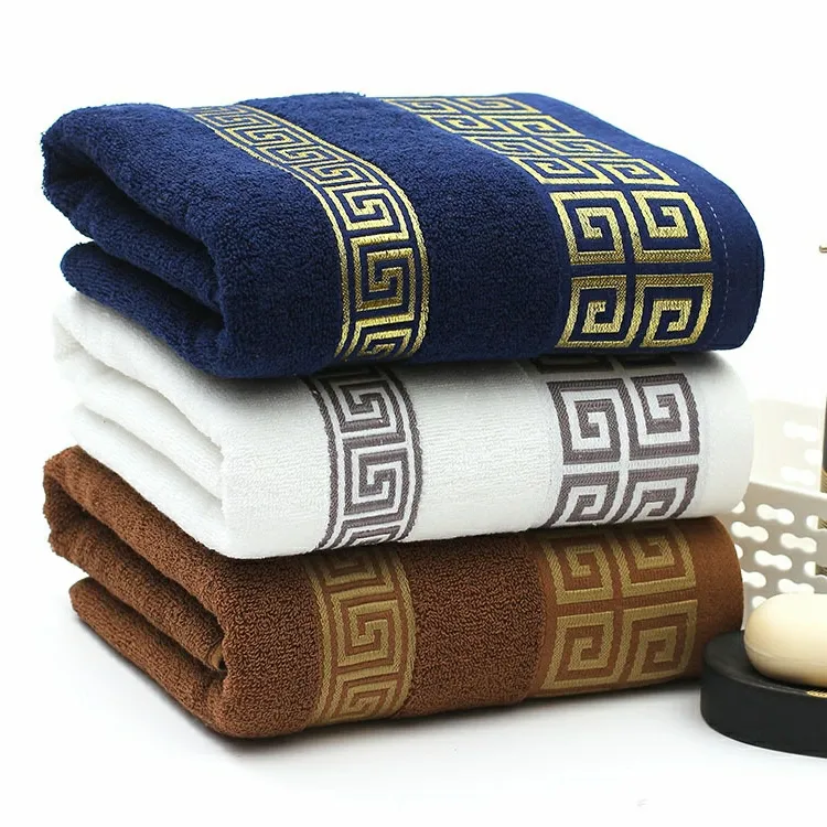 Amazon Hot Sale Super Dry Custom Cheap High Water Absorption Cotton Bath Promotional Hotel Towel Set
