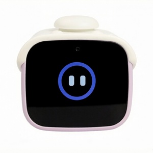 <b>Cube</b> Shape AI Alarm Clock with Soft Night <b>Light</b> & Weather Query Function - Product Image 3