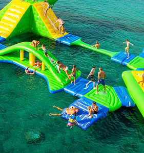 Công Viên Nước Nổi Chất Lượng Cao Công Viên Nước Công Viên Thể Thao Chướng Ngại Vật Cho Người Lớn Và Trẻ Em Công Viên Nước Mô Đun Bơm Hơi Pvc - Product Image 2