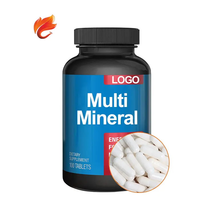 Многовитаминные и минеральные твердые капсулы против морщин, добавка, 1000 мг, продукт