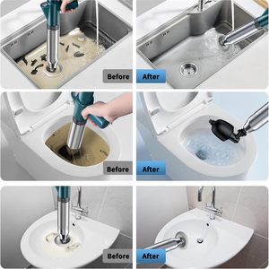 Herramienta Especial Universal para Desatascar Inodoros, Desagües de Cocina y Tuberías con Presión de Aire - Product Image 4