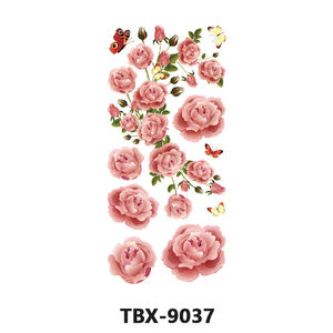 Barato al por mayor 3D impermeable Sexy <span class=keywords><strong>espalda</strong></span> flor tatuajes pegatina para las mujeres - Product Image 6