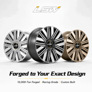 ล้อฟอร์จแบบกำหนดเอง LS8036 สองสี ลายเรเดียลหลายก้าน - Product Image 5