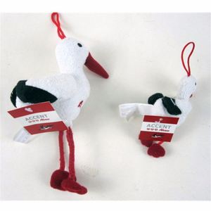 Juguete Promocional Personalizado, Cigüeña de Peluche con Colgador de Cuerda - Product Image 3
