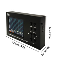 Dikkod SA6 6GHz Portable Spectrum Analyzer Signal Generator 35-6200MHz Handheld RF Signal Tester 3.2" Touchscreen (135x80x25mm)