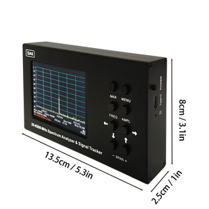 Analizador de Espectro Portátil Dikkod SA6 de 6 GHz, Generador de Señales, Probador de Señales de RF de Mano de 35-6200 MHz, Pantalla Táctil de 3.2 Pulgadas (135x80x25 mm) - Product Image 3