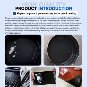 Precio de Fábrica al por Mayor, Revestimiento Impermeable de Poliuretano SPU 911 para Edificios de Hormigón, Revestimiento de Poliuretano PU para Techos, Reparación de Fugas - Product Image 4