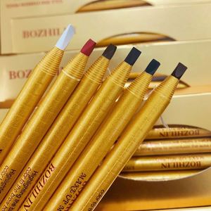 Pull Cord Peel-Off <span class=keywords><strong>Crayon</strong></span> à sourcils pour le marquage, le remplissage et la liaison, <span class=keywords><strong>Crayon</strong></span> à sourcils permanent durable 6 couleurs Outils de <span class=keywords><strong>maquillage</strong></span> - Product Image 2