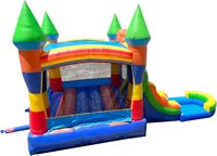 Château gonflable pour enfants de 9x4m, aire de jeux gonflable, château gonflable à sauter, toboggan gonflable, château gonflable à sauter