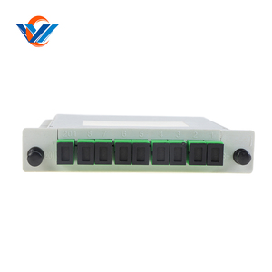 8-портовый оптический разветвитель LGX, кассетного типа, для монтажа в стойку, PLC-сплиттер 1x8 с разъемом SC APC/UPC - Product Image 6