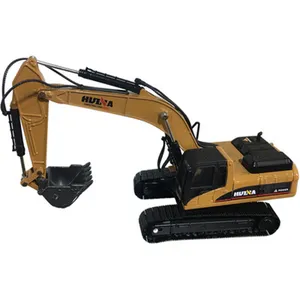 Cross Border Huina 1710-2 New All Alloy Excavator 1:50 Model Children's Engineering Vehicle Model