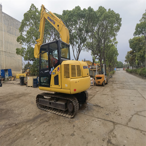 Excavatrice sur chenilles Komatsu PC70-8 d'occasion en bon état de marche, d'origine japonaise, 7 tonnes, matériel de construction à vendre - Product Image 4