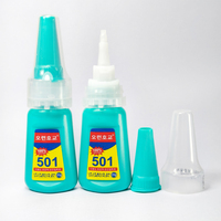 Colle liquide super forte 100% 501, adhésif multi-usages, colle tout usage pour la réparation du bois, du plastique, de la céramique, du métal et du caoutchouc