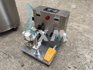 Machine semi-automatique de remplissage et de bouchage de vernis à ongles |   Équipement de mise en bouteille de liquides cosmétiques - Product Image 5